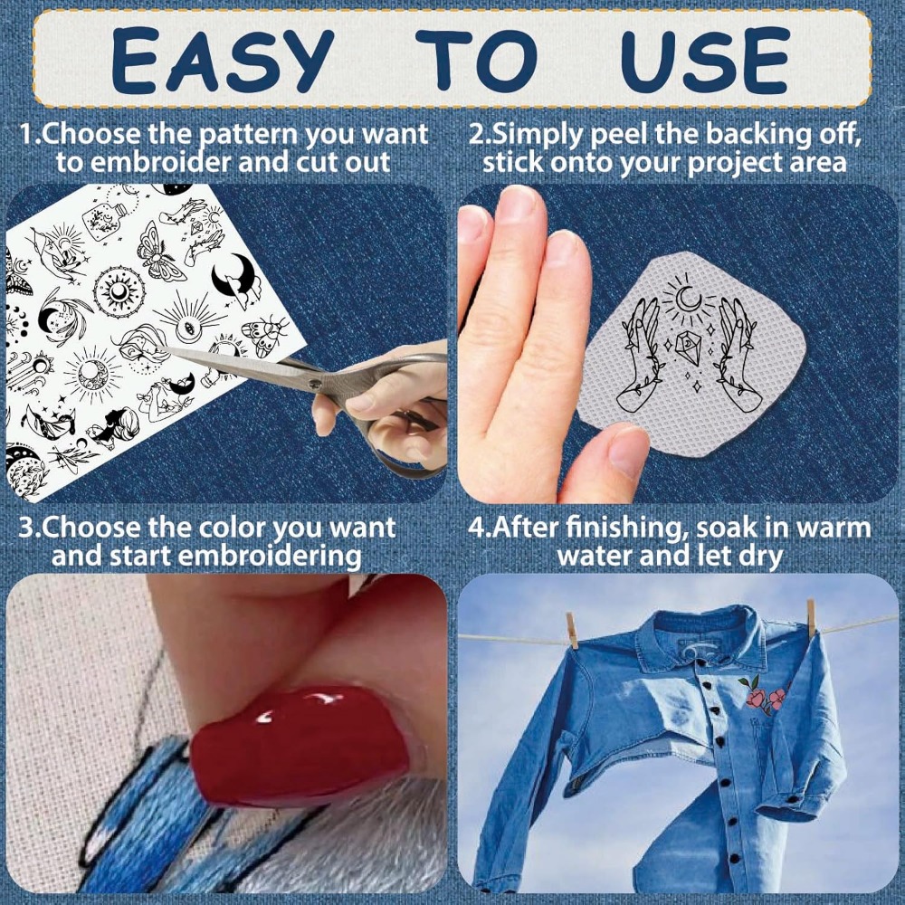 Estabilizadores de bordado Sol - Embroidery Stitches reseña y precio